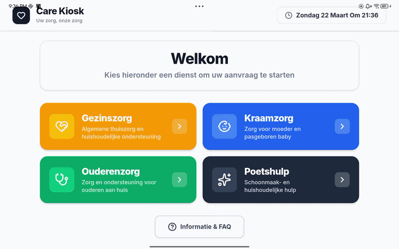 GIF van de kioskvergrendeling met Android App Pinning